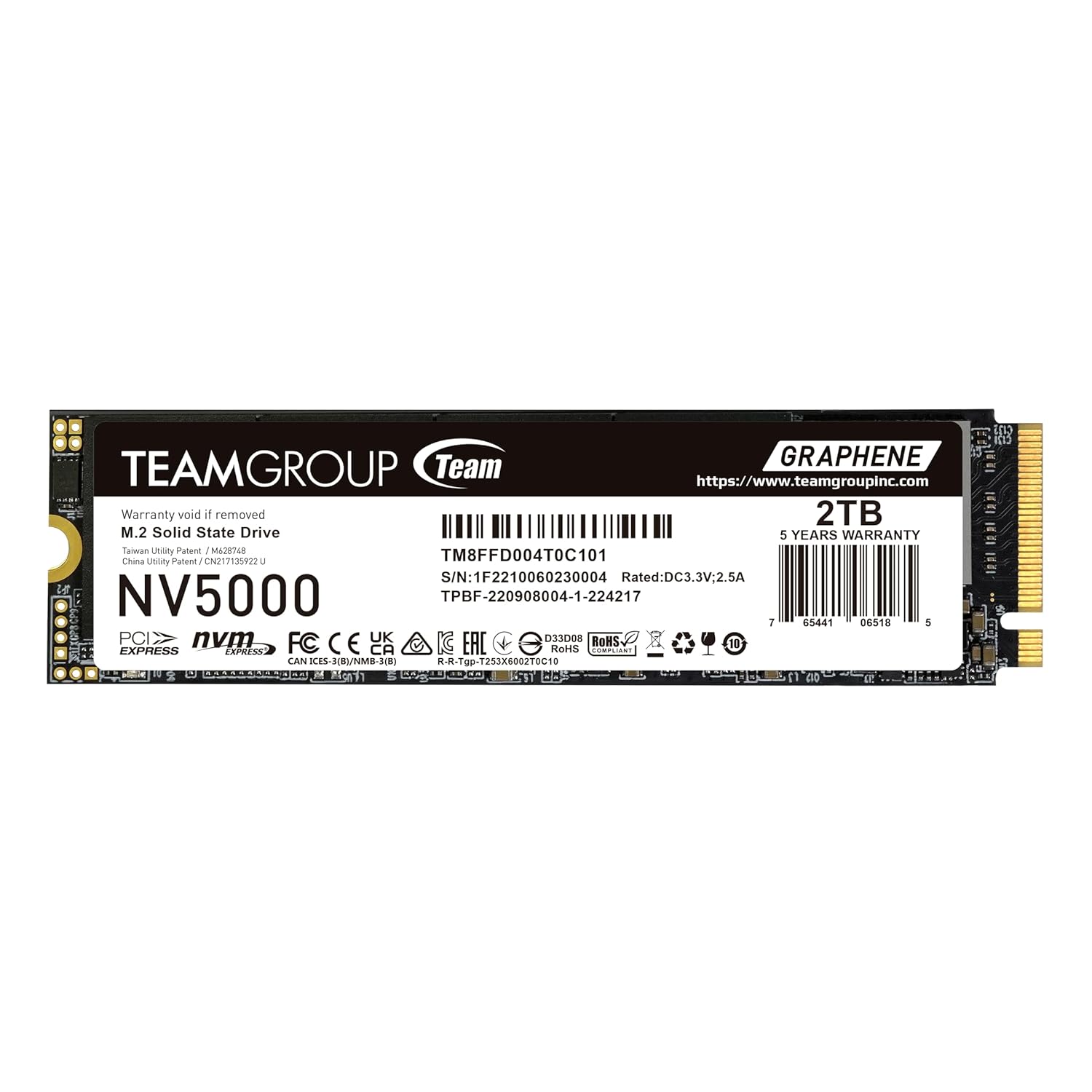 Buy TEAMGROUP NV5000 2TB SLC Cache NVMe PCIe Gen4x4 M.2 2280 Laptop TM8FGM002T0C101
