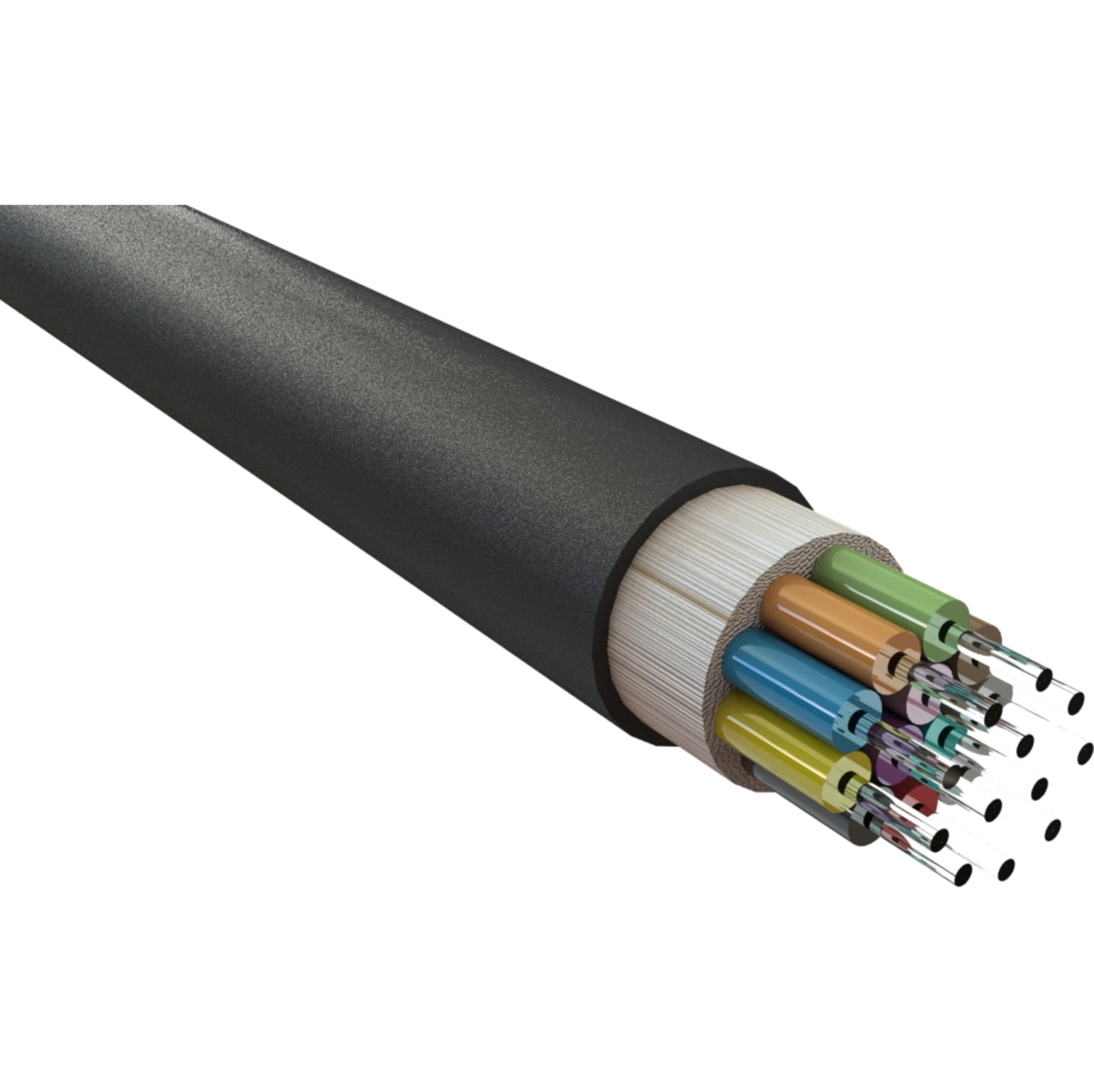 Buy 206-300 Internal/External Grade Multi-Loose Tube Gel Free Fibre Cable 48 Core 9/125 OS2 G657 A2