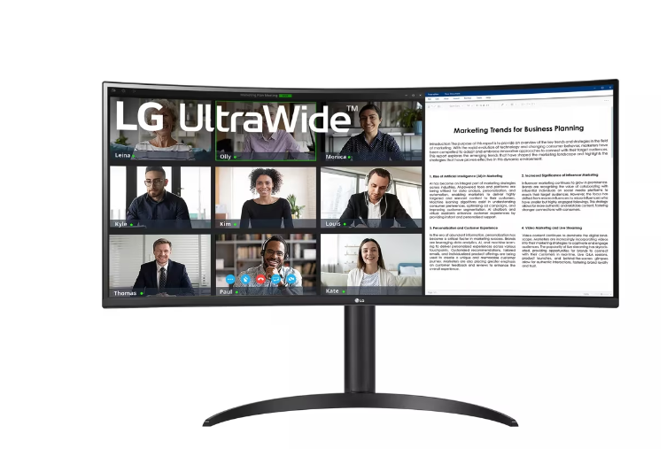 Buy 34WR55QC-B UltraWide™ Curved Monitor with WQHD HDR10 Display