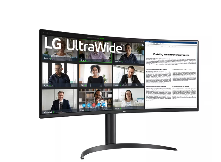 Buy 34WR55QC-B UltraWide™ Curved Monitor with WQHD HDR10 Display