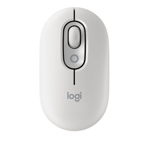 Buy Logitech Pop Mouse With Emoji - White 910-007411