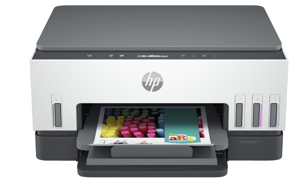 Buy HP Printer Smart Tank 670 Wireless AiO AFR/ME-env