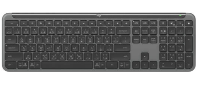 Buy Logitech Keyboard Wireless - K950 English & Arabic (Black) 920-012468