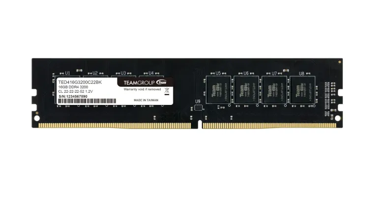 TEAM ELITE UD-D4 16GB 3200 CL22-22-22-52 1.2V TED416G3200C2201