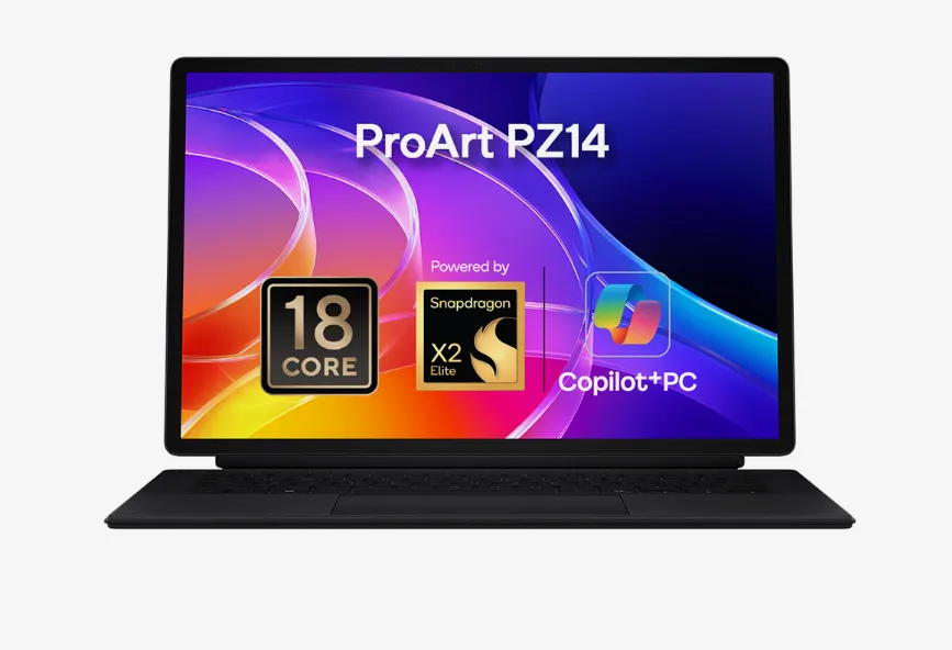 Buy Asus ProArt PZ14 (2026) Copilot+ PC – Snapdragon X2 Elite-X2E-88-100 / 14inch 3K 90NB1861-M001D0