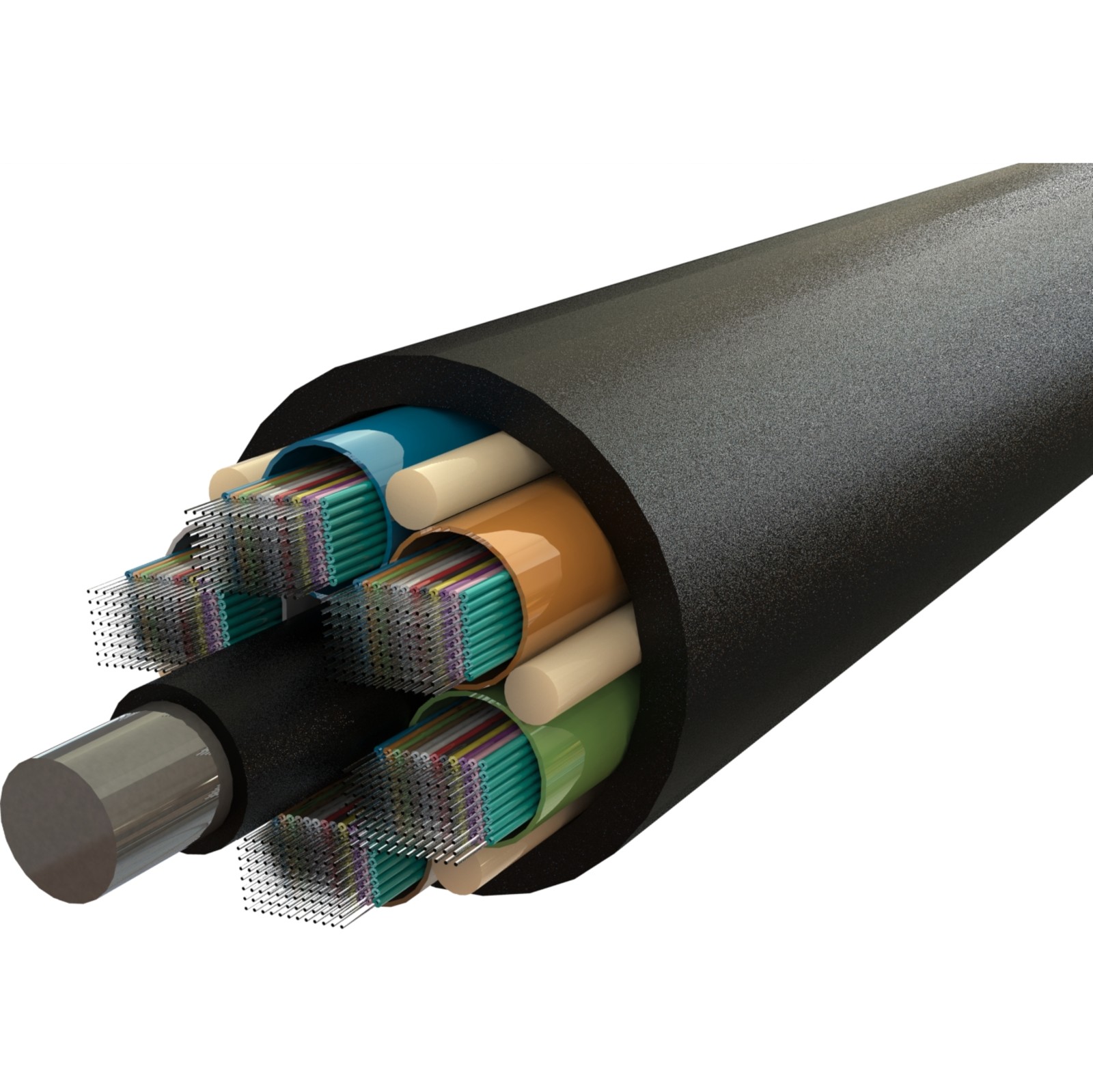 Buy 331-864 Enbeam Multi Loose Tube External OS2 SM G652D Ribbon Fibre Cable - 864-core