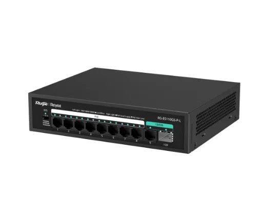 Buy Ruijie 10-Port 10/100/1000 Mbps Unmanaged PoE Switch RG-ES110GS-P-L