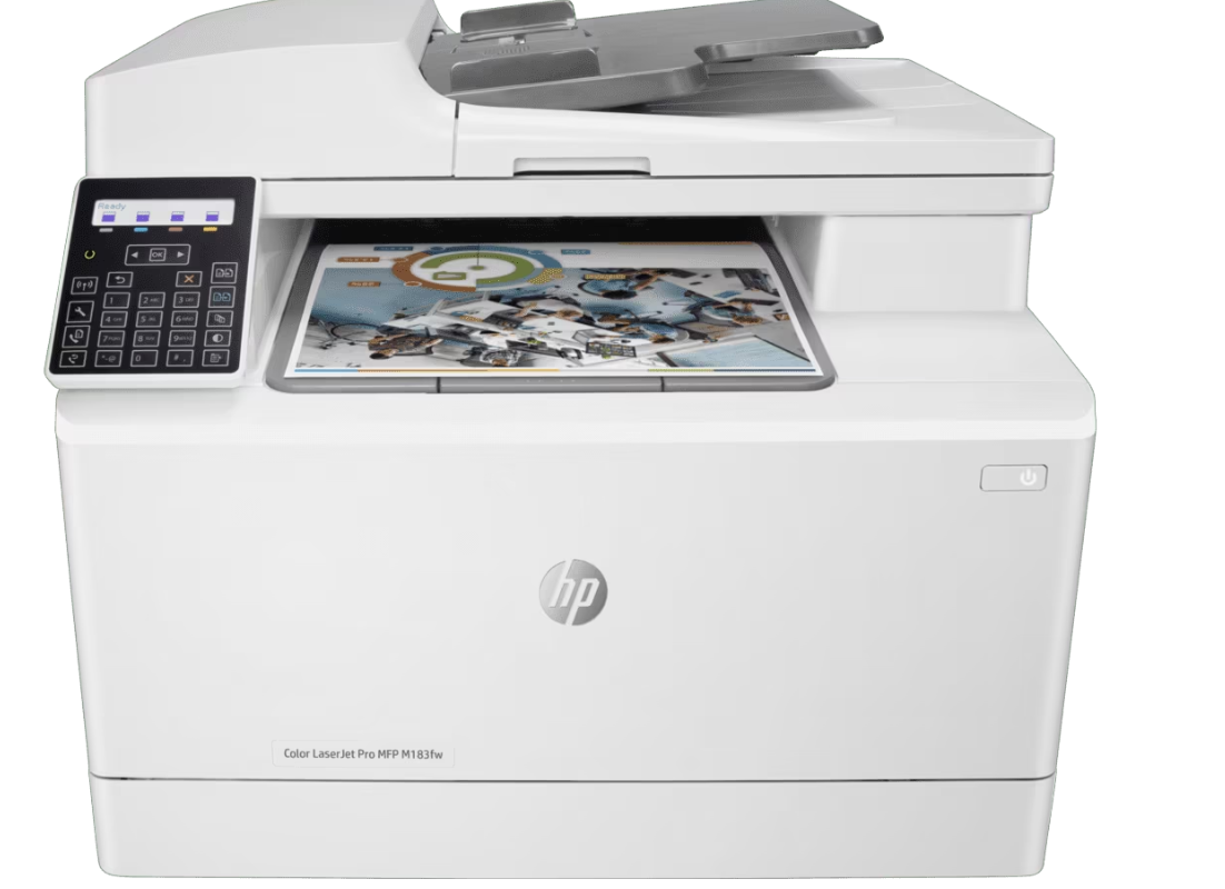 Buy Hp Printer Color LaserJet Pro MFP M183FW