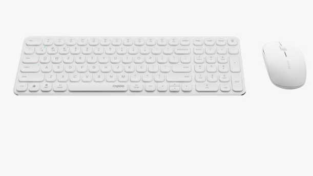 Buy Rapoo 9320M Wireless Combo (KB+MSE) Multimode Slim AR White