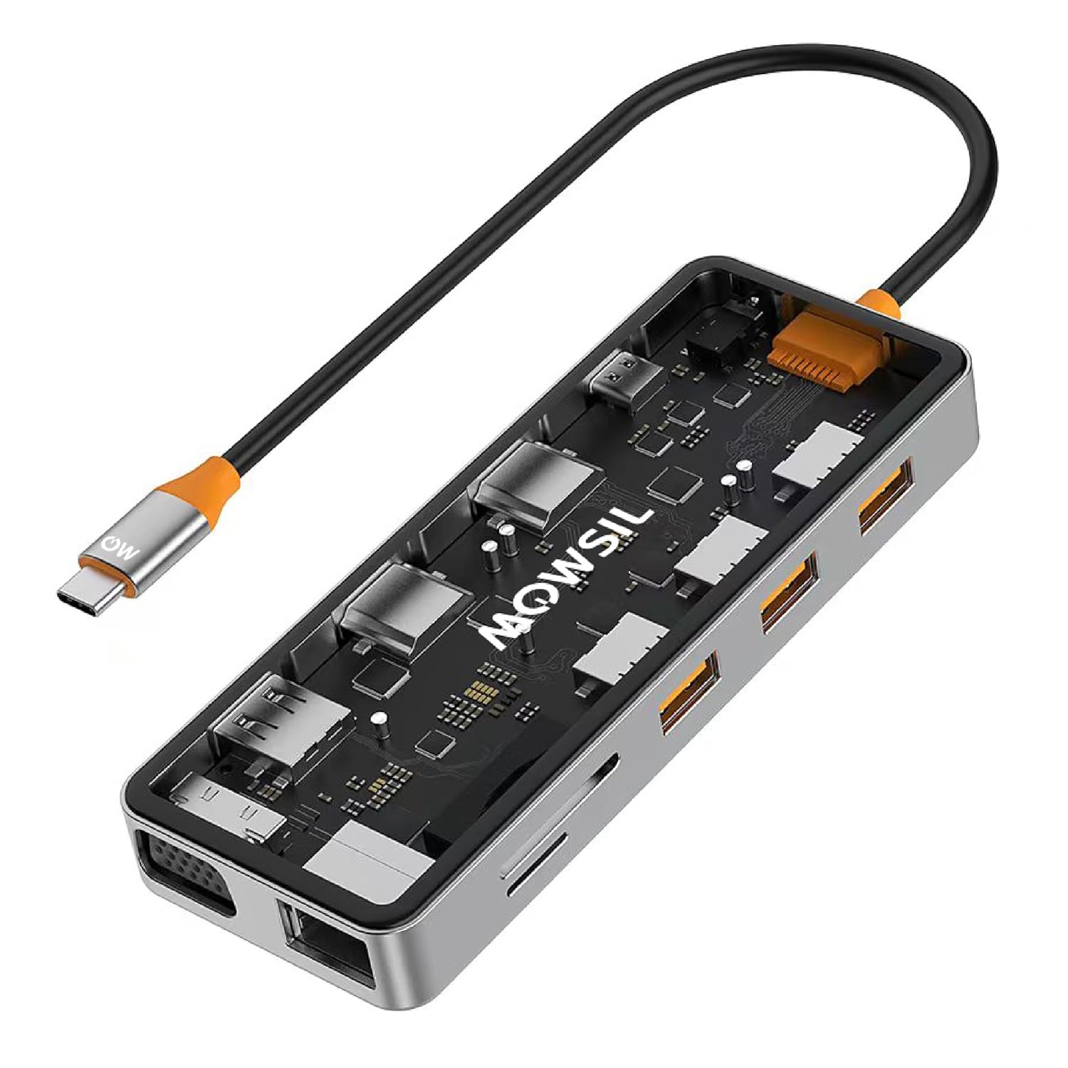 Buy Mowsil USB-C Hub 12 IN 1 Type-C MOCHB12