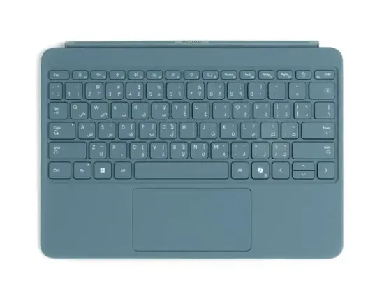 Microsoft Surface Pro EP2-32748 Keyboard Cover English Arabic Ocean Blue TDRA Detachable Keyboard