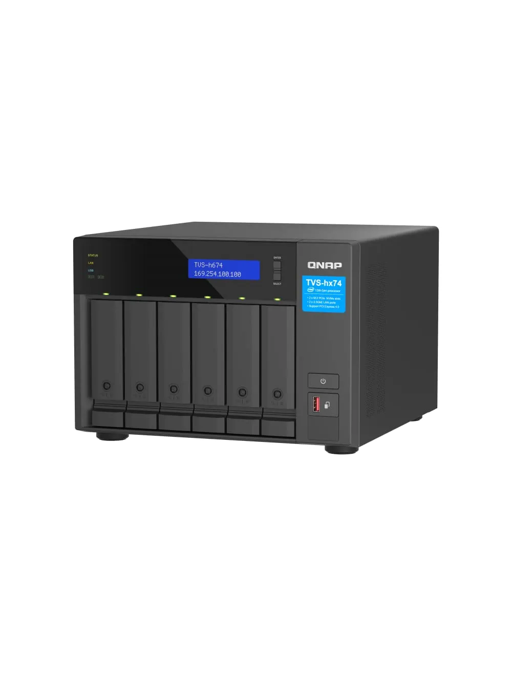 Buy QNAP TVS-H674-I5-32G 6 Bay NAS Intel Core i5 32GB DDR4 Desktop NAS