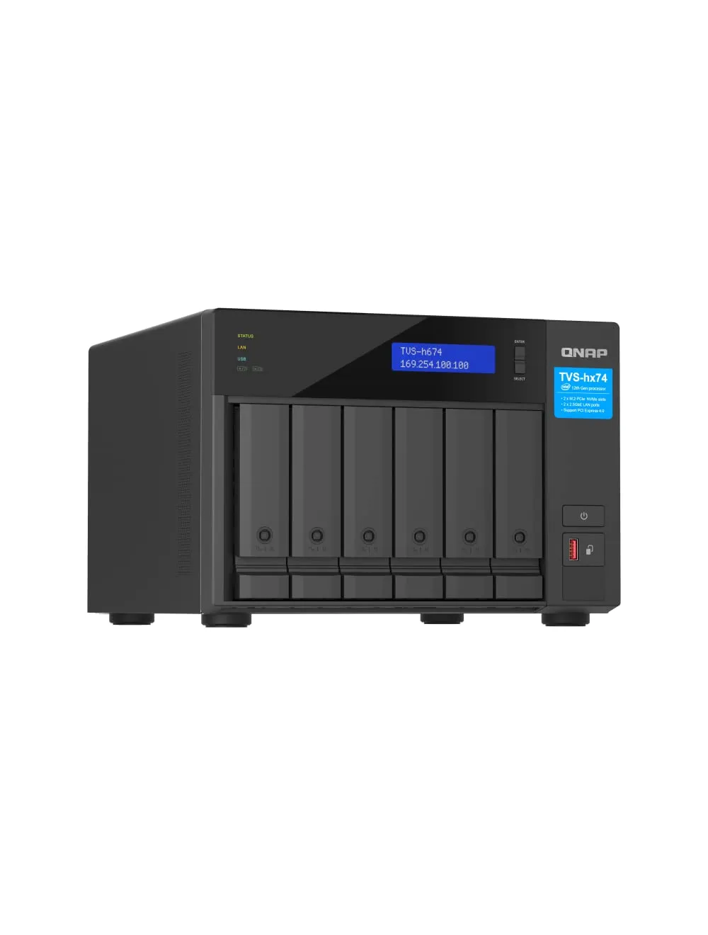 Buy QNAP TVS-H674-I5-32G 6 Bay NAS Intel Core i5 32GB DDR4 Desktop NAS