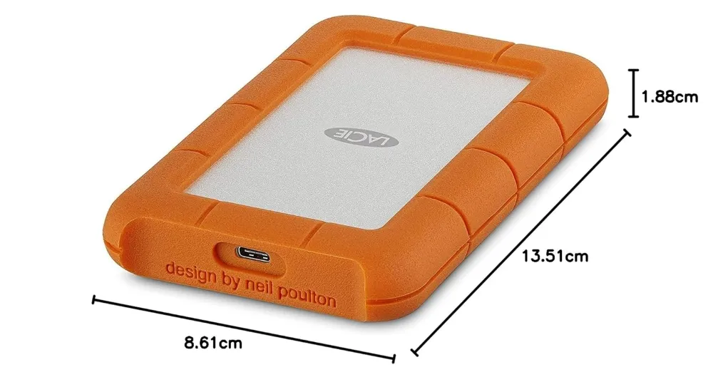 Buy LaCie 1TB Rugged USB-C 3.2 Gen 1 External Hard Drive STFR1000800