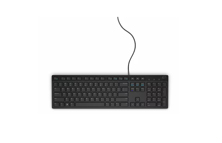 Buy KB216 Dell Wired Keyboard Black KB216 Arb-English Keyboard
