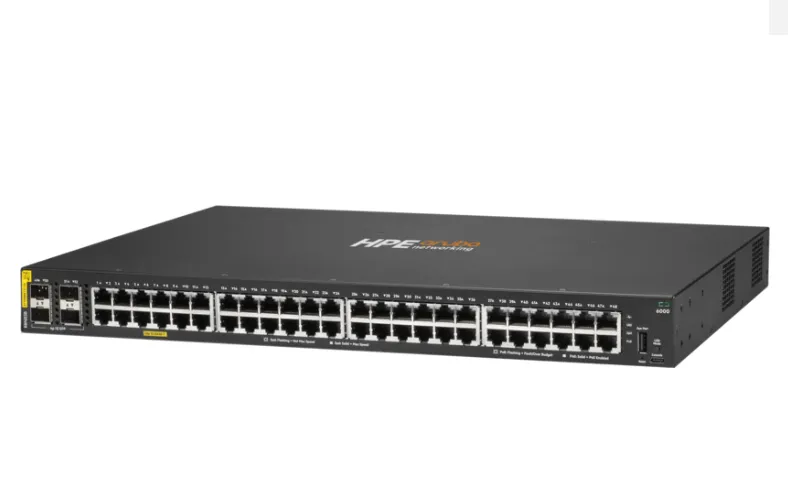 Buy HPE Aruba CX 6000 R8N85B 48-Port CL4 PoE 370W Switch