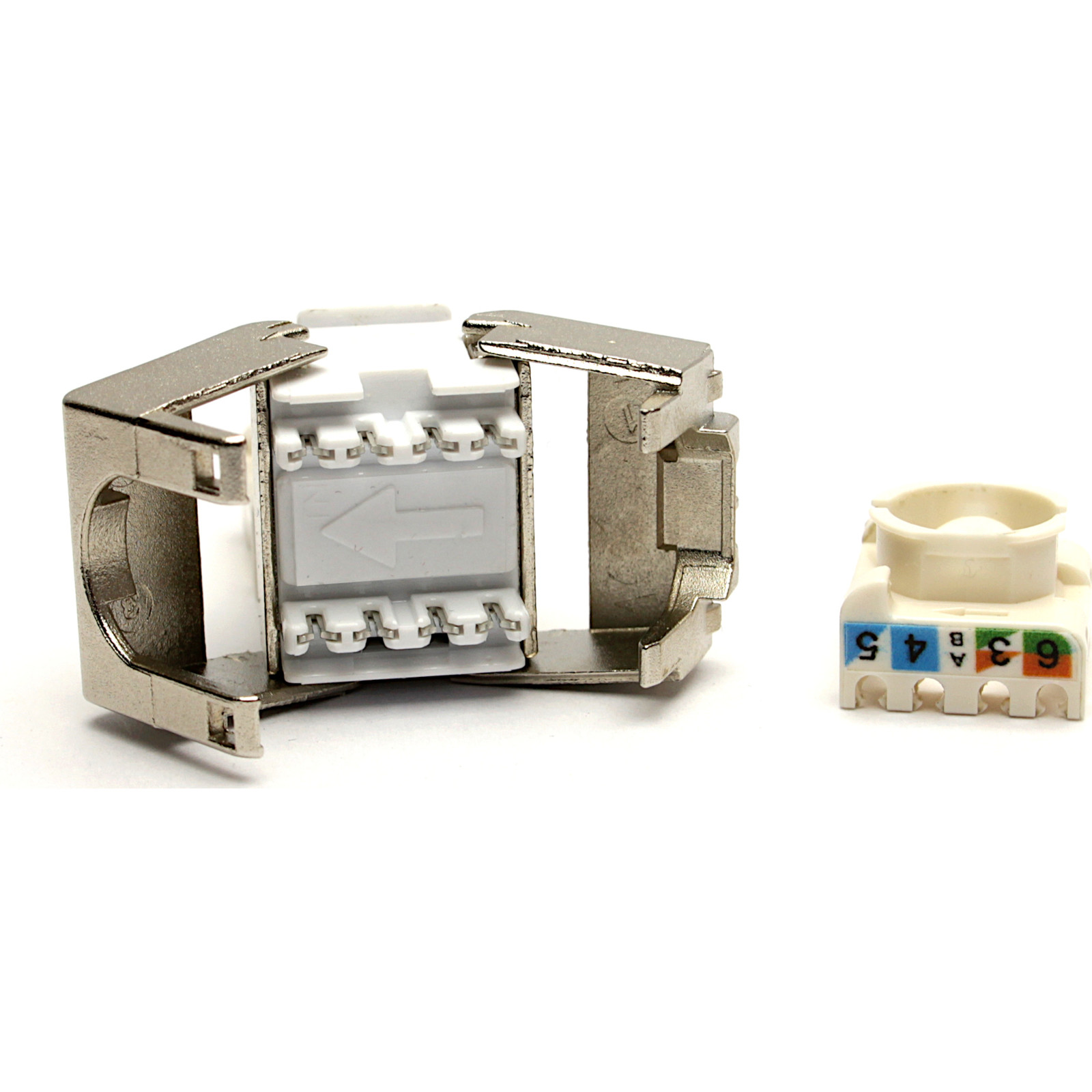 Buy 100-181-24  EXCEL CAT6a LOW PROFILE SCRND KEYSTONE JACK T LESS PK24
