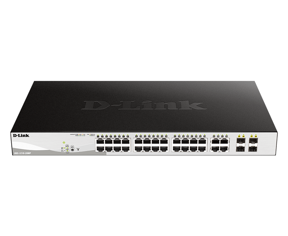 Buy DGS-1210-52MP D-Link 48-Port Gigabit Smart Managed PoE+ Switch (370 Watt PoE Budget) with 4 Combo SF