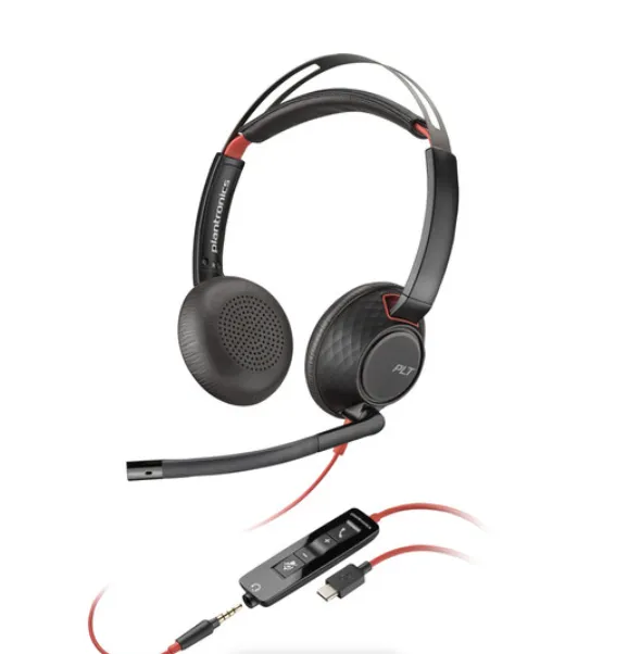 Buy HP Poly Blackwire 5220 Stereo USB-A Headset 80R97AA