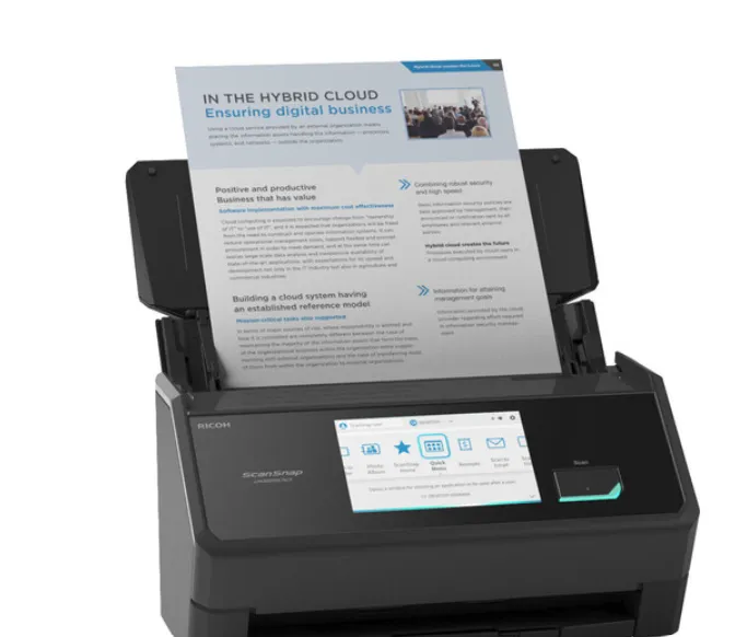 Ricoh ScanSnap iX2500 Document Scanner Black iX2500 ADF