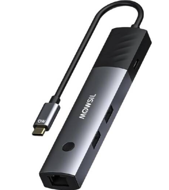 Buy Mowsil USB-C Hub 6 IN 1 with HDMI switch Type-C MOCHB6S