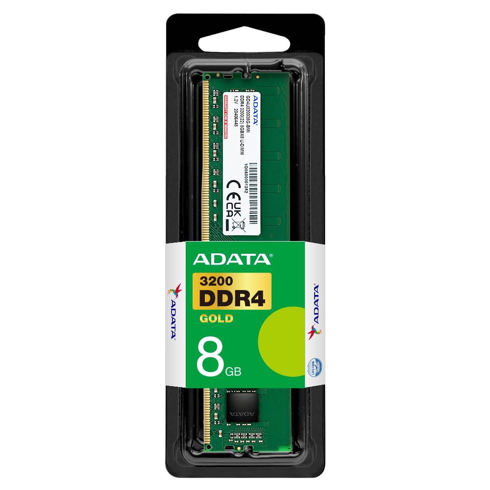 Buy ADATA DDR4 U-DIMM 3200MHz 8GB 22-SINGLE TRAY NON HEATSINK PREMIER GREEN AD4U32008G22-SGN