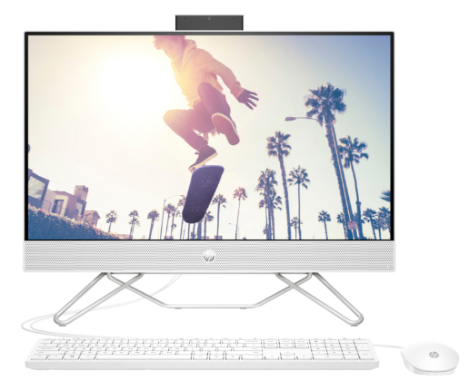 Buy B59U0EA HP AIO 24-cb1284nh i3-1215U 8GB/512GBSSD/23.8FHD/N-TCH/DOS/WHITE/ENG