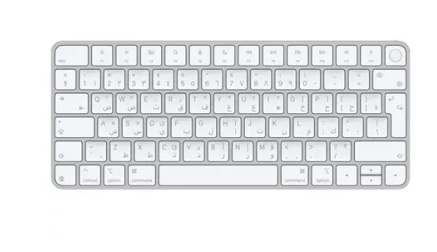 Apple Magic Keyboard with Touch ID MXCK3LB/A Wireless Bluetooth USB-C Keyboard