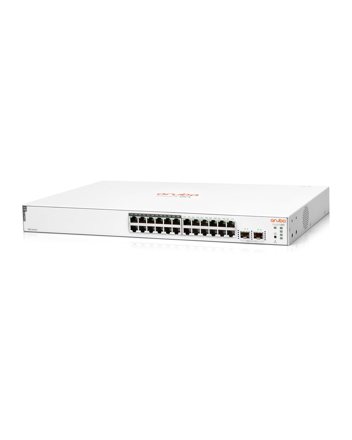 Buy JL813A Aruba Instant On 1830 195W 24 Port 24G 12P Class 4 PoE 2SFP Network Switch