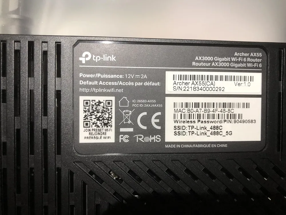Buy TP-Link Archer AX55 AX3000 Wi-Fi 6 Dual-Band Gigabit Router