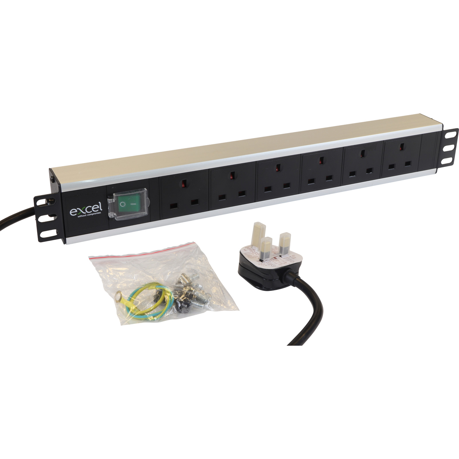 Buy D13-6-EXL EXCEL POWER STRIP 6WY VERTICAL