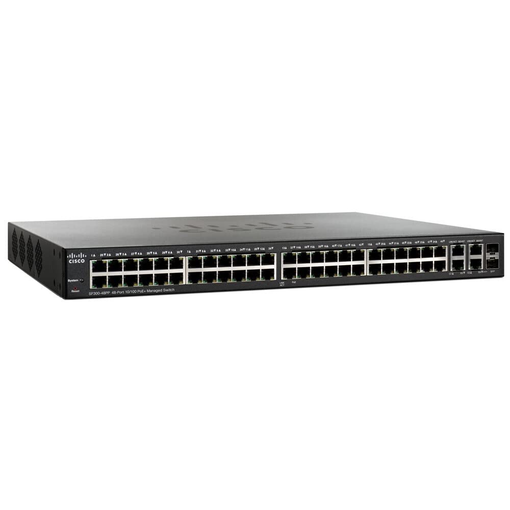 Buy Cisco SF300-48PP 48-port 10/100 PoE+ Managed Switch SF300-48