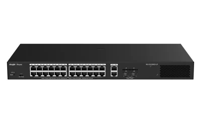 Buy Ruijie 28-Port Gigabit Smart Cloud Managed PoE Switch RG-ES228GS-LP