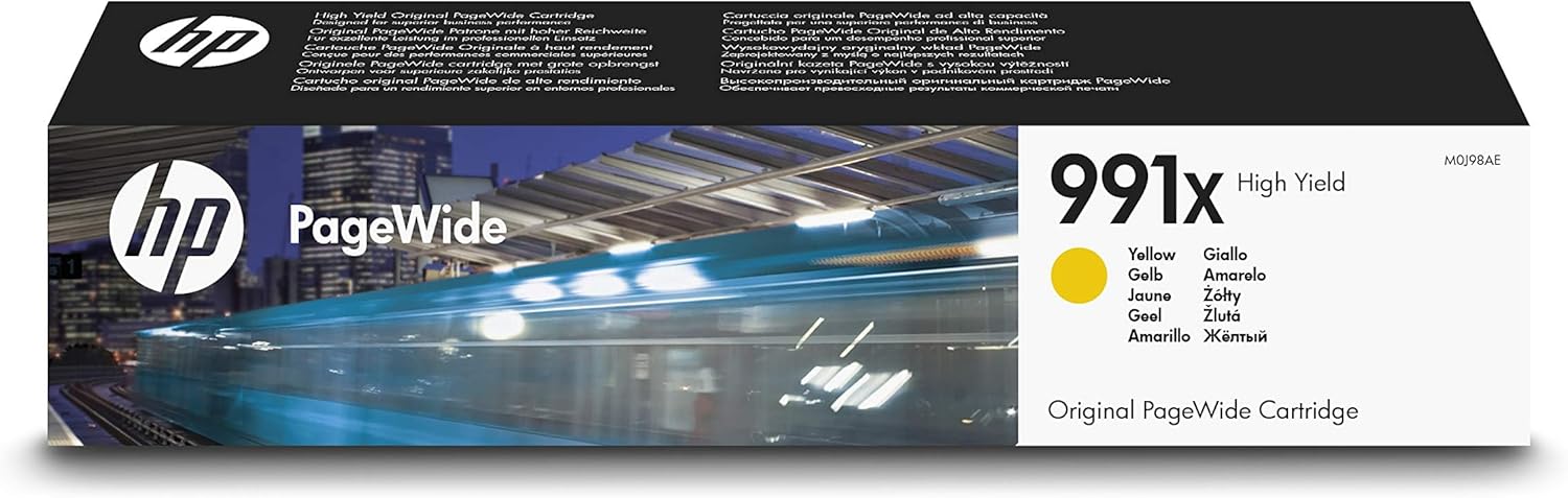 Buy M0J98AE HP 991X High Yield Yellow Original PageWide Cartridge