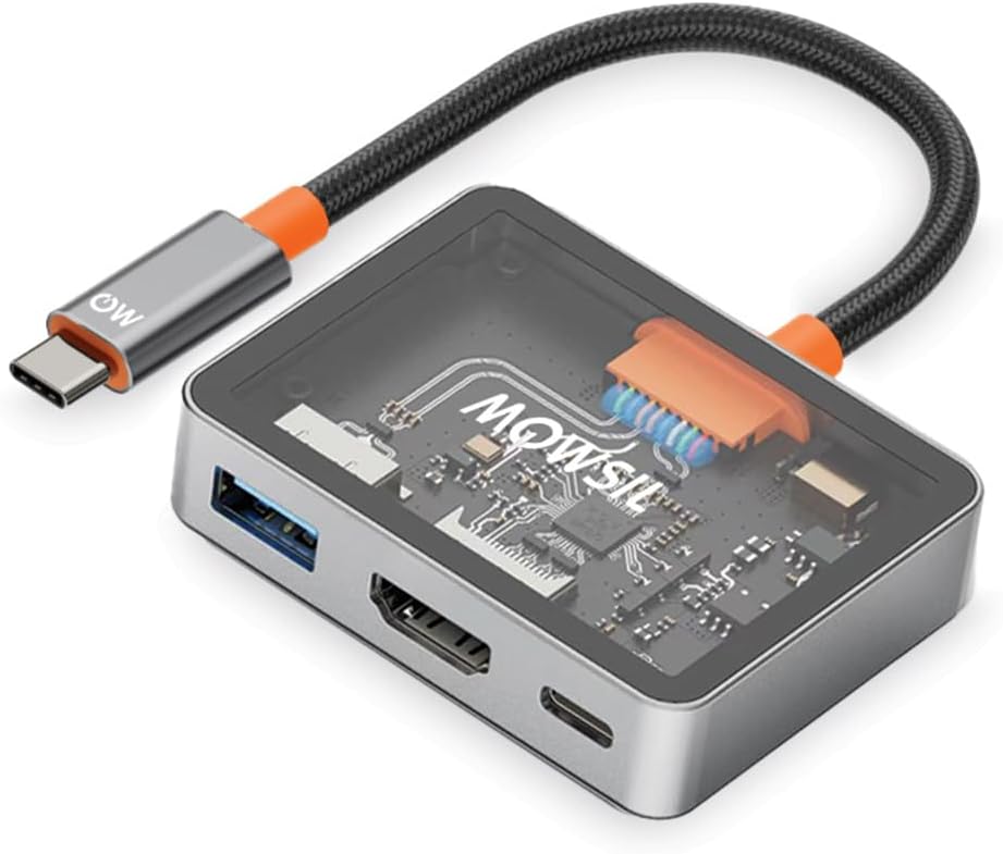 Buy Mowsil USB-C Hub 3 IN 1 Type-C MOCHB3