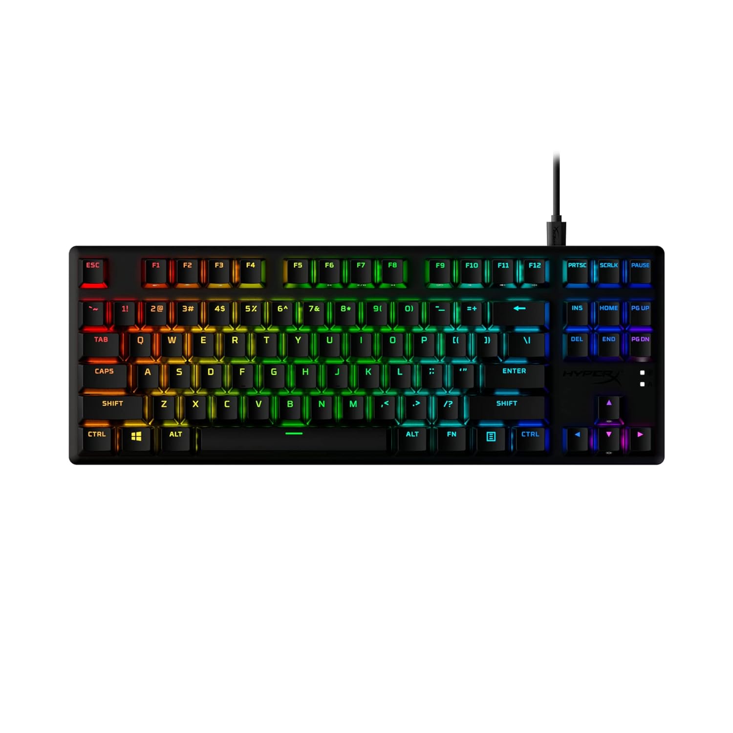 Buy HyperX Alloy Origins Core PBT HX Red - Mechanical TKL Gaming Keyboard (Arabic) (639N7AA#A2N)
