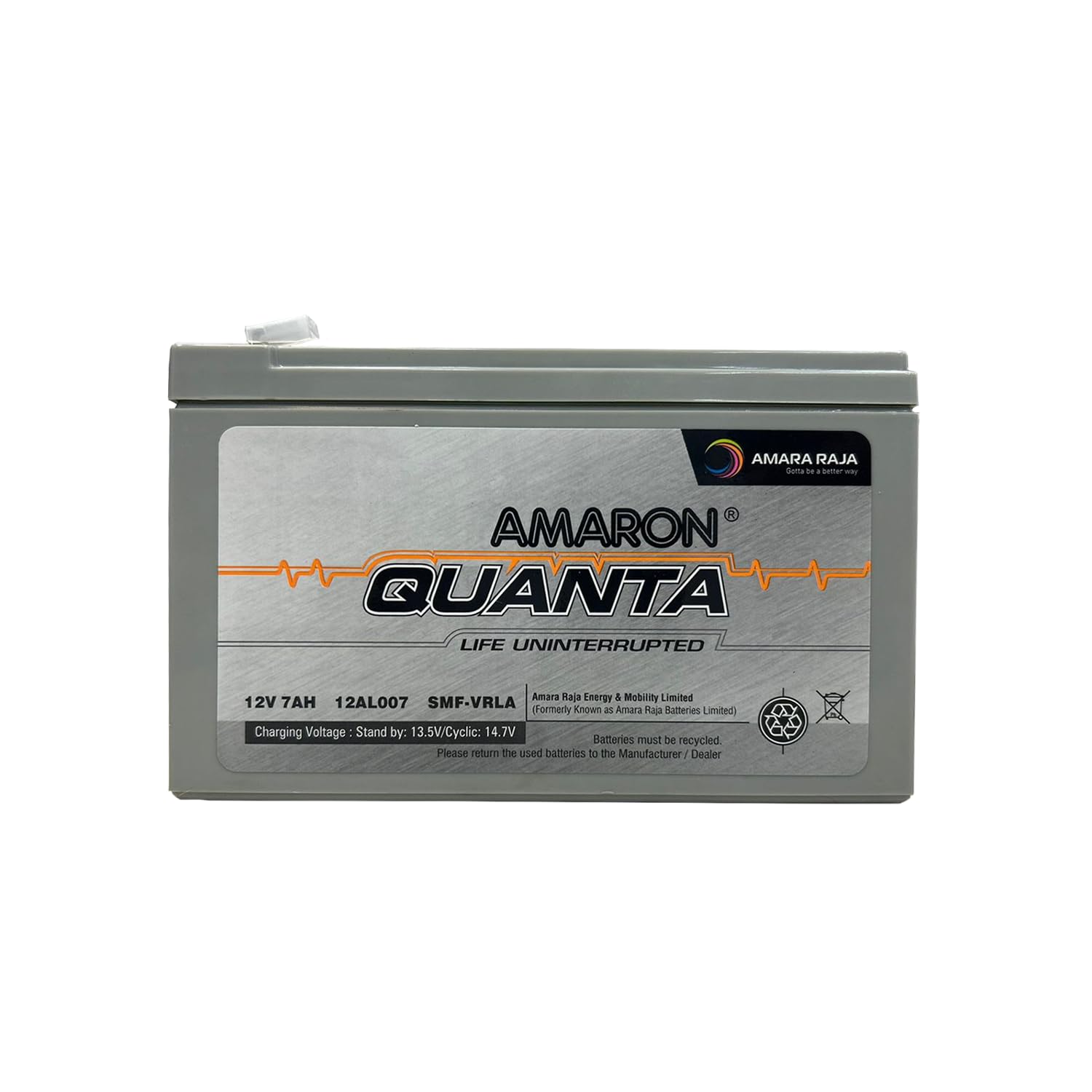 Buy Amaron Quanta 9Ah 12V SMF VRLA Battery, 12AL009
