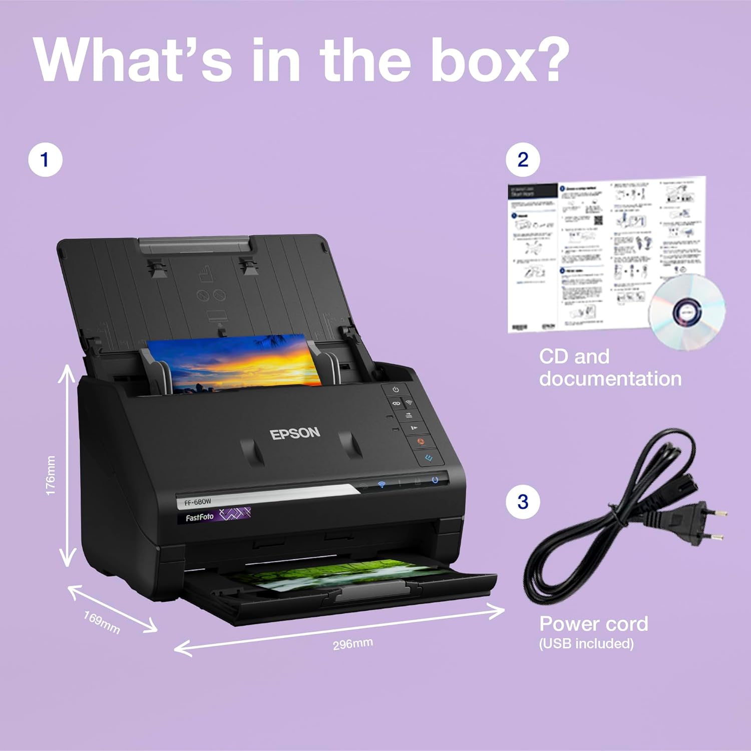 Buy B11B237401DA EPSON FASTFOTO FF-680W SCANNER
