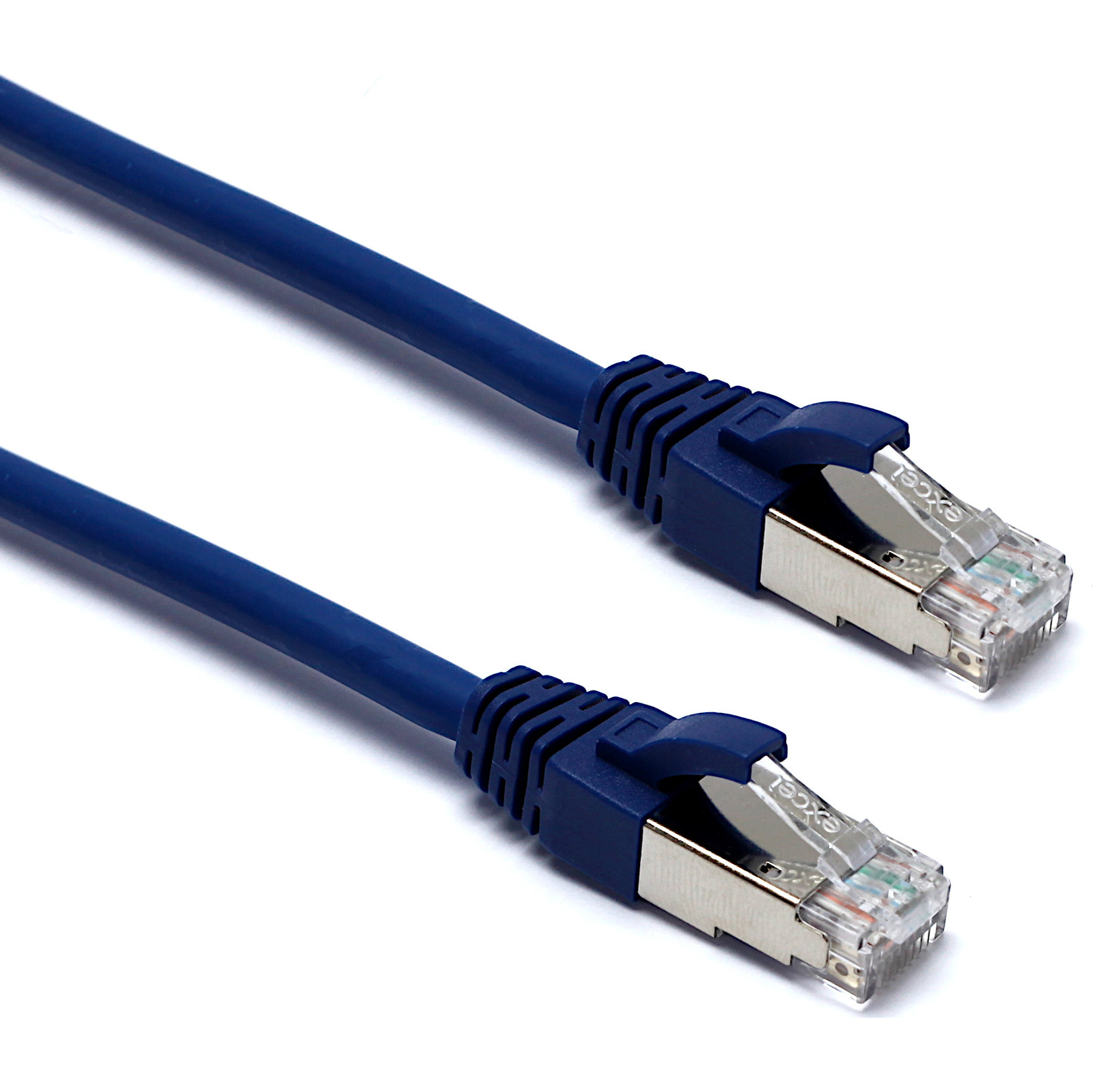 Buy 100-160   EXCEL CAT6a FFTP LSOH PATCH LEAD BOOTED 5M-BLUE