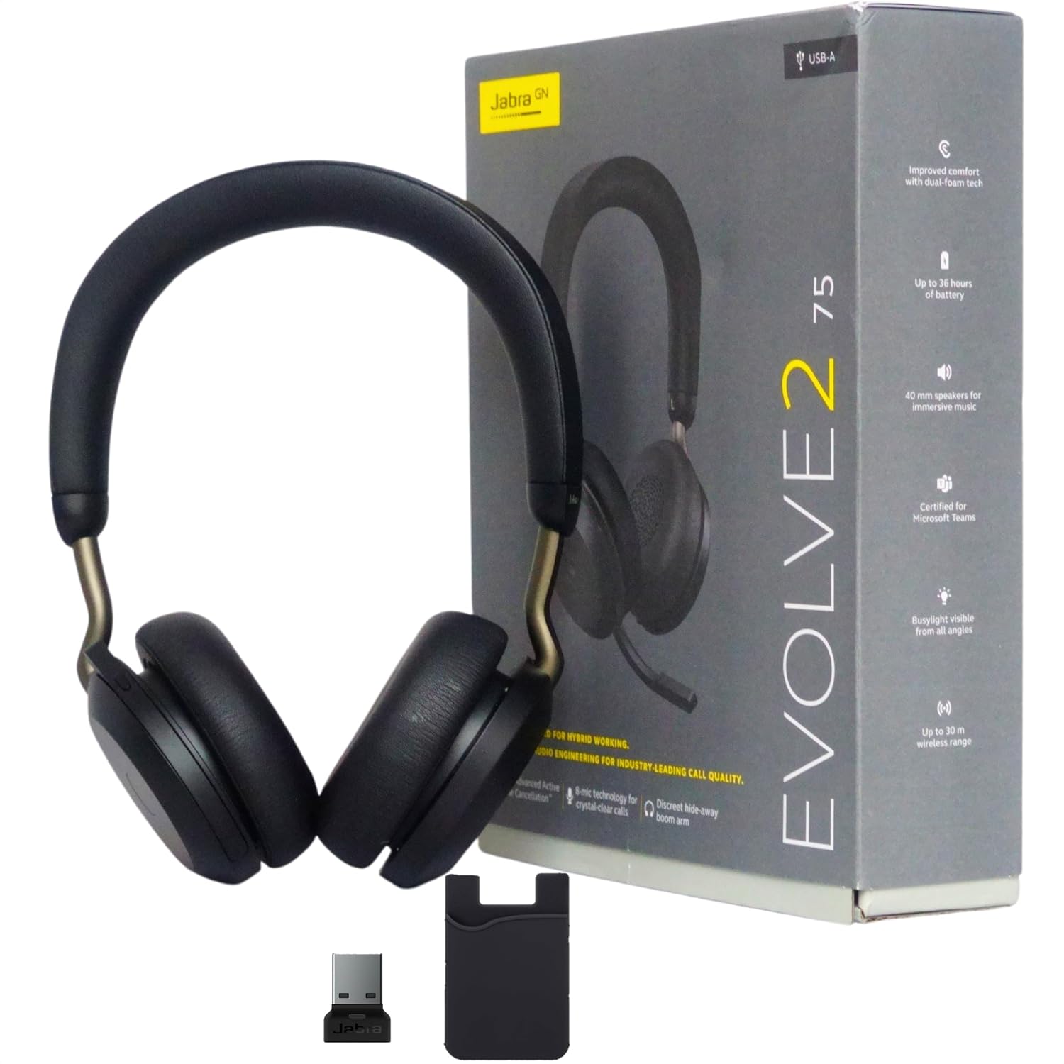 Buy Jabra Evolve 2 75 Link 380A MS Black 27599-999-999