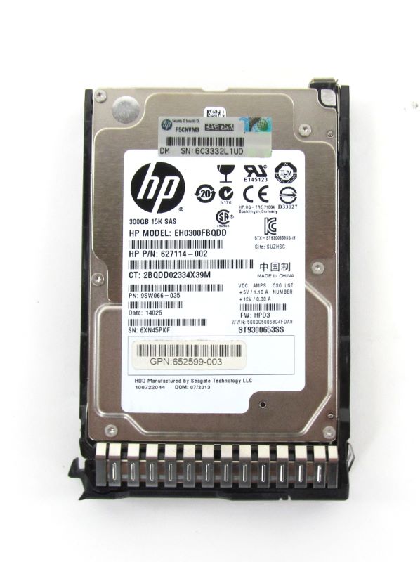 Buy 652611-B21 HP 300GB 6G SAS 15K Rpm SFF (2.5-inch) SC Enterprise Hard Drive