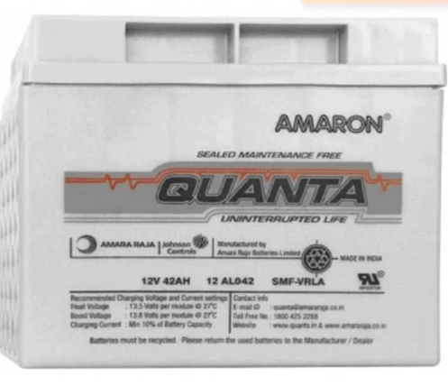 Buy AMARON Quanta SMF Battery 42AH/12V | 12AL042