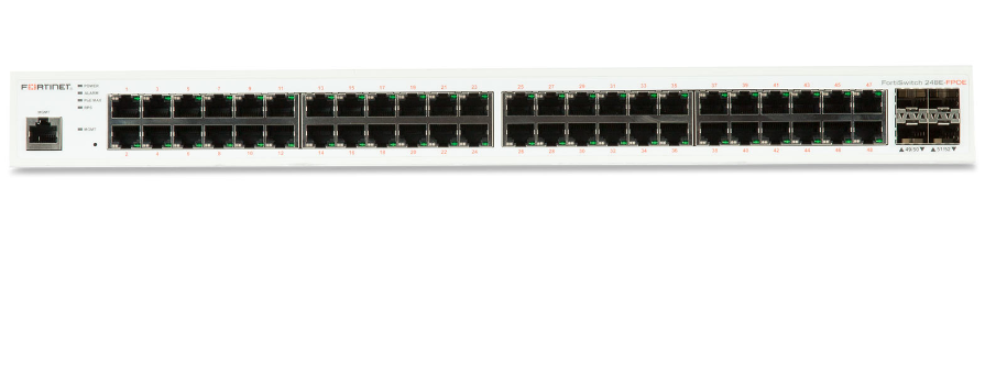 Buy FS-248E-FPOE   	FortiSwitch-248E-FPOE Layer 2/3