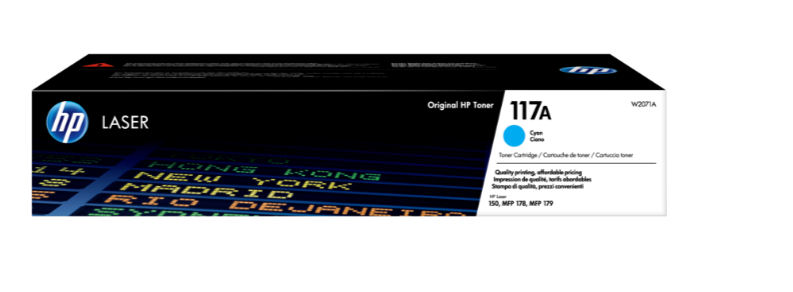 Buy W2071A HP 117A Cyan Original Laser Toner Cartridge