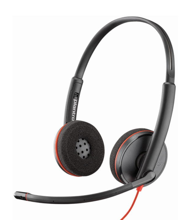 Buy HP Poly Blackwire 3220 Stereo USB-C Headset +USB-C/A Adapter 8X228AA