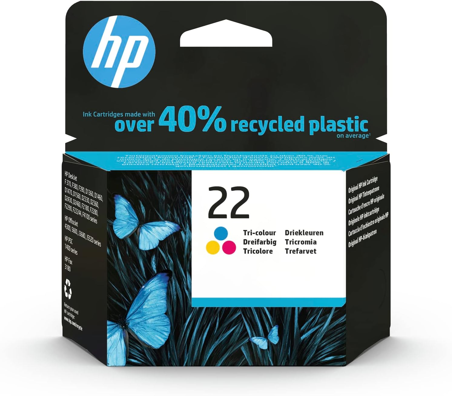 Buy C9352AE HP 22 Tri-color Original Ink Cartridge