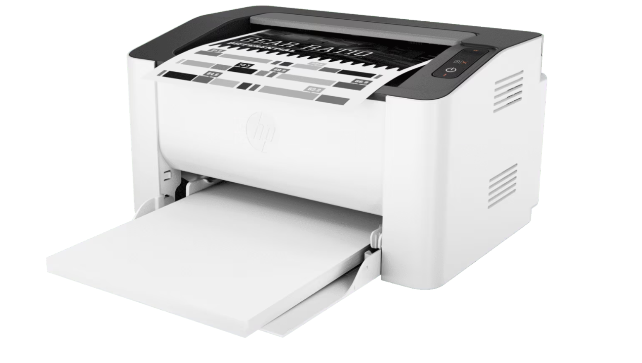 Buy 4ZB77A HP Laser 107a Printer (106A Toner)