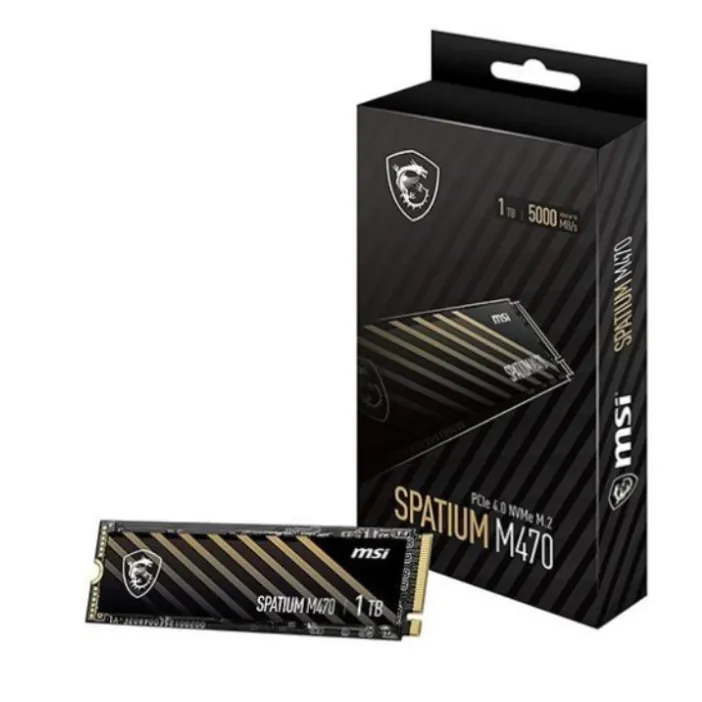 MSI SPATIUM M470 PRO 1TB NVMe M.2 PCIe 4.0 SSD S78-440L0J0-P83