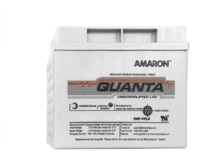 Buy Amaron Quanta Lead Acid Battery, 12AL034, 12VDC, 34Ah