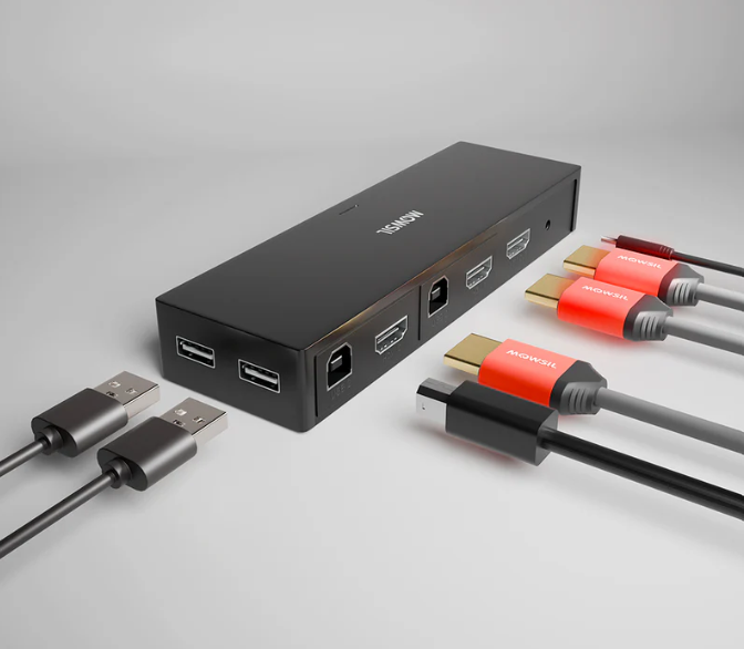 Buy Mowsil HDMI KVM Switch 2 Port 4K@60Hz MOS161